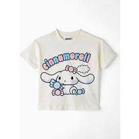 Hello Kitty Cinnamoroll T-Shirt - White