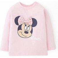 Minnie Mouse 3D Gingham Bow Long Sleeve Tee