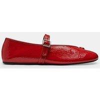 Coach Sculpted C Crinkle Patent Leather Soft Mary Jane