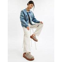 Coach Sculpted C Signature Textile Jacquard Platform Clog - Brown