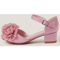 Monsoon Girls Corsage Sparkle 2 Part Heel Shoes - Pink