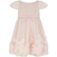 Monsoon Baby Girls Evangaline Rose Dress - Pink