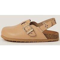 Monsoon Girls Cutwork Mules - Brown