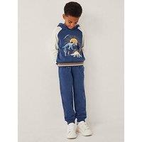 Monsoon Boys Dinosaur Sweat Set - Navy
