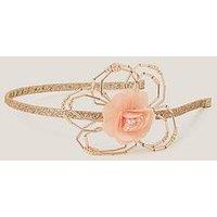 Monsoon Girls Beaded Wire Flower Alice - Pink