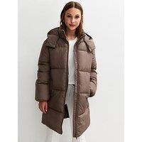 New Look 915 Girls Padded Midi Coat - Light Brown