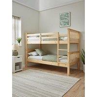 Very Home Novara Bunk Beds With Mattress Options (Buy & Save!) - Fsc Certified - Bed Frame With 2 Standard Mattresses