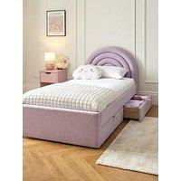 Very Home Rainbow Children'S Single Bed Frame With Drawers And Mattress Options (Buy And Save!) - Lilac - Fsc Certified - Bed Frame With Standard Mattress