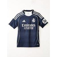 Adidas Kids Real Madrid 25/26 Away Football Shirt - Blue