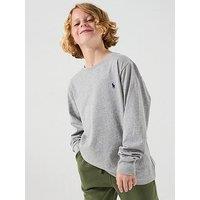 Polo Ralph Lauren Boys Classic Long Sleeve T-Shirt - Grey