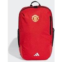 Adidas Unisex Manchester United Backpack - Red