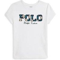 Polo Ralph Lauren Girls Short Sleeve Logo T-Shirt - White