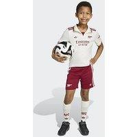 Adidas Kids Arsenal 25/26 Third Mini Football Kit - White