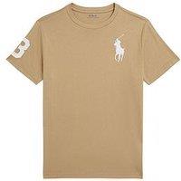 Polo Ralph Lauren Boys Logo Short Sleeve T-Shirt - Beige