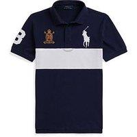 Polo Ralph Lauren Boys Short Sleeve Logo Polo Shirt - Navy