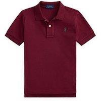 Polo Ralph Lauren Younger Boys Short Sleeve Polo Shirt - Wine