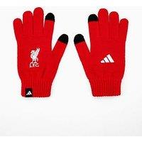 Adidas Unisex Liverpool Fc Gloves - Red
