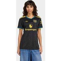 Adidas Womens Manchester United 25/26 Third Football Shirt - Black