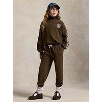 Polo Ralph Lauren Girls Varsity Sweatshirt - Brown