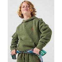 Polo Ralph Lauren Boys Classic Logo Hoodie - Olive