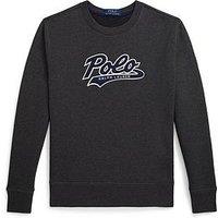 Polo Ralph Lauren Boys Script Logo Sweat Shirt - Dark Grey