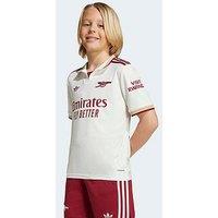 Adidas Kids Arsenal 25/26 Third Football Shirt - White
