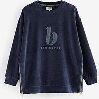 B By Ted Baker Wall Lounge Sweatshirt - Navy
