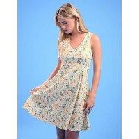 Pixiegirl Petite Floral Flippy Dress - Green