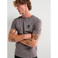 Belstaff Left Chest Patch Logo T-Shirt - Dark Grey