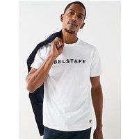 Belstaff Linear Logo T-Shirt - White