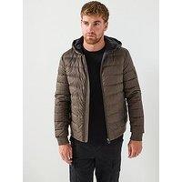 Belstaff Control Hooded Padded Jacket - Brown
