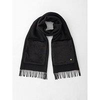 Boss Grayce Knitted Scarf - Black