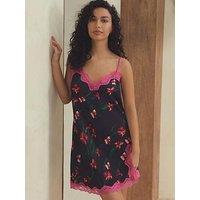 B By Ted Baker Floral Slip - Navy