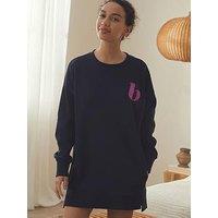 B By Ted Baker Standalone Long Sleeve Sweatshirt - Navy