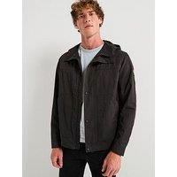 Belstaff Cover Cotton Lightweight Hooded Jacket - Black