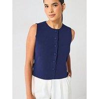 Vero Moda Anne Sleeveless Top - Navy
