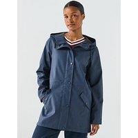 Vero Moda Malou Coated Rain Jacket - Navy