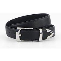 Pieces Julietta Jeans Silver Hardware Belt - Black
