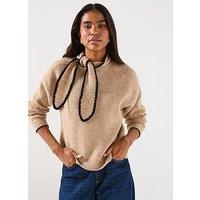 Vero Moda Vmnapoli Knitted Pullover - Beige