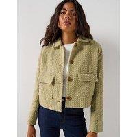 Aware Naoko Cropped Jacket - Green