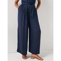 Aware Shanna Low Waist Wide Leg Pant - Navy