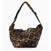 Pieces Pcamanda Fabric Leopard Xl Bumbag - Multi