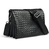 Pieces Jenni Braided Crossbody Bag - Black