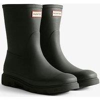 Hunter Mens Downpour Short Boots - Green