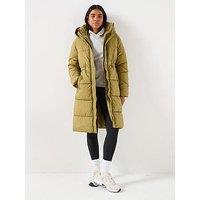Jdy Nathalie Long Padded Coat - Green