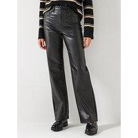 Vero Moda Tessa High Rise Wide Leg Pant - Black