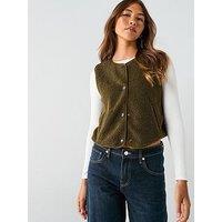 Vero Moda Gilly Sleeveless Gilet - Green