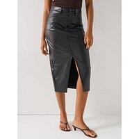 Vero Moda Vmveri Midi Skirt - Black