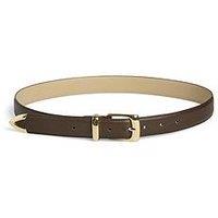 Pieces Julietta Jeans Belt - Brown/Gold