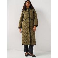 Vero Moda Vmemily Long Coat Boo - Green